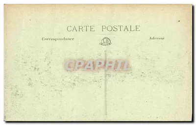 Rethel — Ocupação alemã (1914-1918) — A Igreja e o Pátio da Halle — Verso