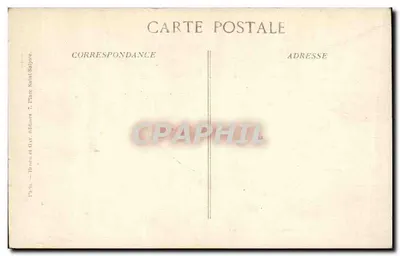 Ruínas da Torre da Igreja e do Hôtel de Ville de Arras — bombardeados pelos Alemães — G.W. editor N°9 — Verso