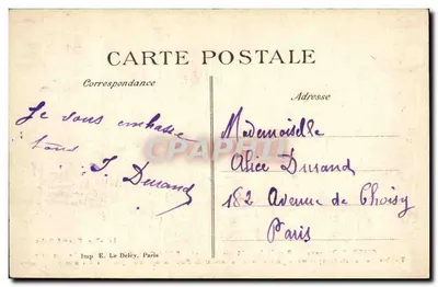Cemitério de Fère-Champenoise — Tumbas dos Soldados Franceses mortos gloriosamente no combate de Fère-Champenoise (Dias 6 e 7 de Setembro) — Lib. L'Ap Ferrand-Radet — Verso