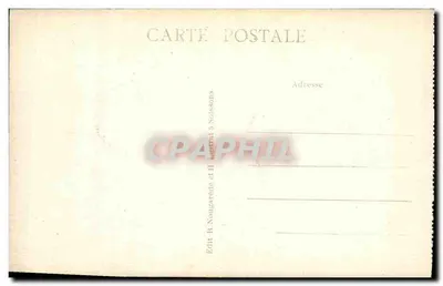 L'Aisne zniszczona — tutaj był LAFFAUX — wydawca B. Nougaredé w Soissons — Rewers