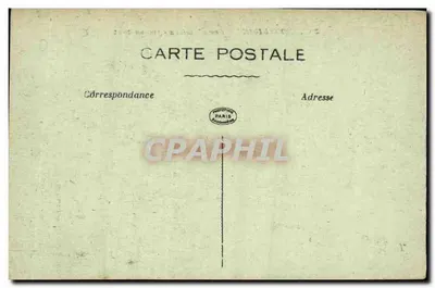 Montdidier — Rue d'Amiens — zniszczenia po wojnie — La Tensee — Rewers