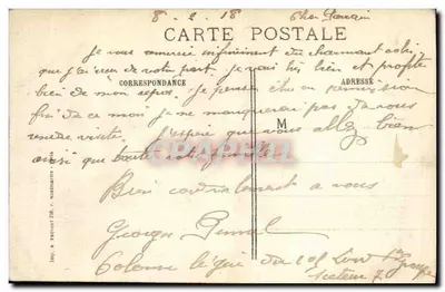 Hériménil (M.-&-M.) — Na het verschrikkelijke bombardement — J. Courcier, 8, rue Simon-le-Franc, Parijs — Achterkant