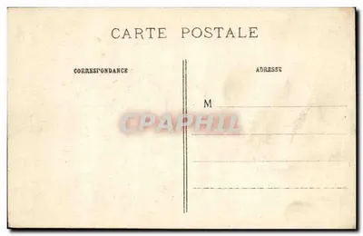 Soissons (Aisne) — Katedra św. Jana Wincentego po bombardowaniu — J. Courcier, 8 rue Simon-le-Franc, Paris. — Rewers