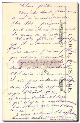 Arras — Wojna 1914 — Po bombardowaniach 6, 7 i 8 października, perspektywa Belfrata i górnego końca ulicy St-Géry, która została zniszczona — Charles Ledieu, Arras, N°15 — Rewers