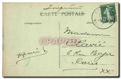 Douai pendant l'occupation — Revue des troupes allemandes, Place du Barlet — E. Baron, phot. Douai — Verso