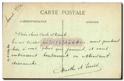 Maurepas — Ruinas de la iglesia — Editor París n.º 1488 — Reverso