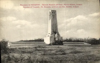 Monumento de VAUQUOIS — Édouard Monestès, Arquiteto ; Marin Roussel, Escultor