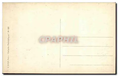 Louvain po przejściu Barbarów — to, co pozostało z Hôtel-de-Ville, Sierpień 1914 — A. NOYER, Paryż, N° 38 — Rewers