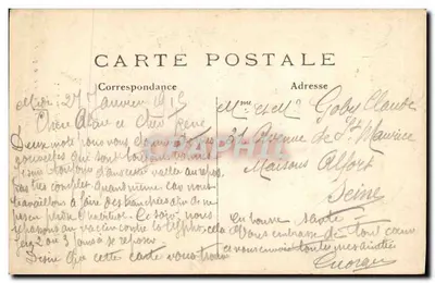 Widok doliny Massevaux — Alzacja odzyskana — A. Richard 84 Faubourg du Temple Paryż — Rewers