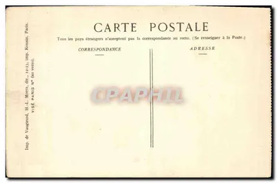 Village et Clocher de Mont-s-Meurthe — détruit pendant la Guerre 1914-15 — éditeur Ed. Pays de France, n° 115 — Verso