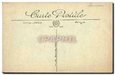 Ruínas da Grande Guerra — Villers-Bretonneux — Rue de la République — n°501 — Verso