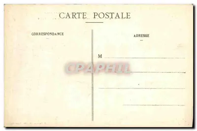 Clézentaine — Zerstörte Kirche — E. Bastien, Verlag, Lanéville — Rückseite