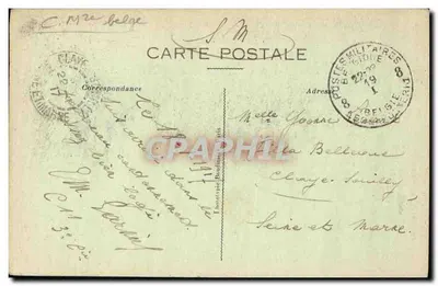 St-Jacques-Cappelle — La Iglesia destruida — Destrooper, editor, en Toulon-les-Farnes — Reverso