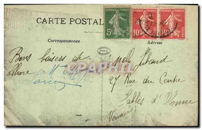 Vaux - As Ruínas — A Primeira Vitória Americana — B. Forand, n° 2678 — Verso