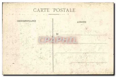 Clézentaine — Coro de la iglesia y casas bombardeadas — La guerra en Lorena en 1914-1918, serie 4 — Reverso