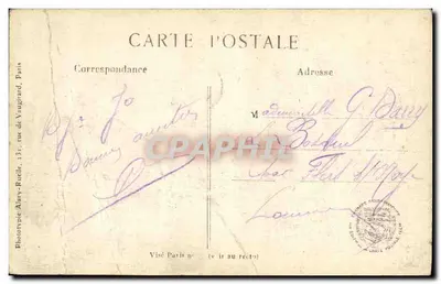 Le Neufour (Meuse) — Détails de la guerre 1914-15 autour de l'église — L. C. H. Paris, n° 317 — Verso