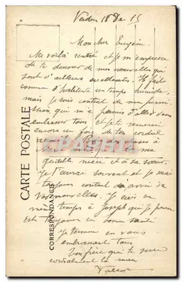 Obus de 380 alemão recolhido nas proximidades de Verdun, Meuse — 1914-15 — editor Heau, 28, Faub. St-Martin, Paris — N° 3 — Verso