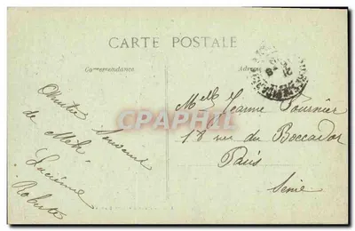 Meharicourt na de Grote Oorlog — De Kerk — Léon Caron, uitg. — Achterkant