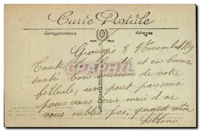 Canadienses cruzando el Canal del Norte — Vised Paris n° 949 — British Official photograph — Reverso