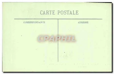 Reims — Interior de una casa en la calle Eugène-Desteuque — Cliché M. Lavergne, Reims — Reverso