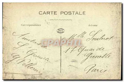 SAINT-QUENTIN w ruinach — Rue Saint-André — La Rose — Rewers