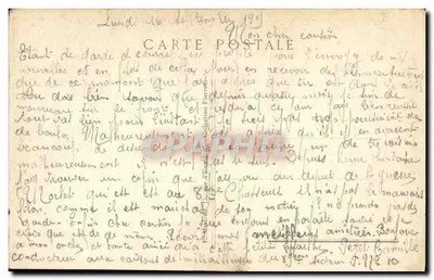Four-de-Paris (Argonne) — Cimitero militare francese — E.M. - Visé Parigi n° 42 — Verso