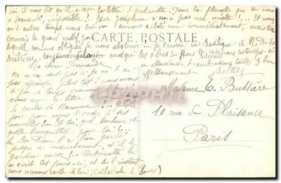 Destruição em Albert — Casas bombardeadas pelos alemães — L. C. H. Paris — Verso