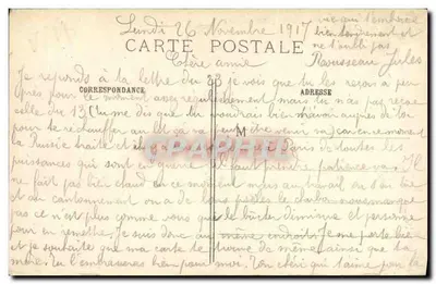 Lagny-Thorigny — Steenbrug vernietigd door het Franse genie — J. Courcier, Visa 138 Parijs — Achterkant