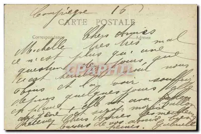 Mézières-en-Santerre (Somma) — Rue Joly, widok z Rue du Moulin — Wydawnictwo Fusillier-Germain, Amiens — Rewers