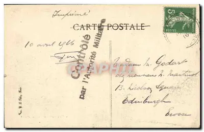 VASSINCOURT — Tombes — A. Gauthier, Can. Saint-Cizier — Verso