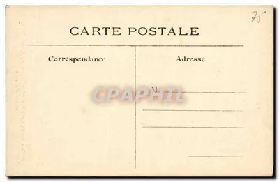 Estátua de Voltaire — Praça Monge — L.J. & Cie, Paris — Verso