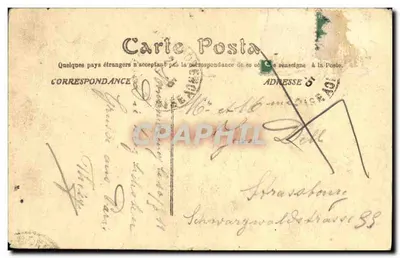 Paris - Palais de Justice et la Ste-Chapelle — éditeur : Paris, n° de série non lisible — Verso