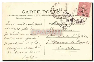 The Buttes Chaumont — The Grotte C. M. — Back