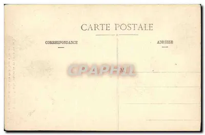 Nancy — Wnętrze budynku ulicy Source (dawniej biskupstwo) po bombardowaniu 26 grudnia 1914 — bez wydawcy ani numeru widocznego — Rewers