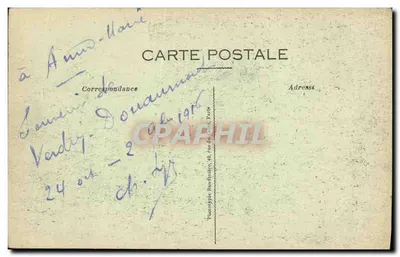 Verdun — Bombardowanie rady miasta — Fototypia Bardinier, Paryż — Rewers