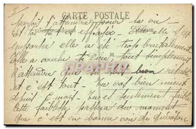 Vauqueis — Vista da trincheira — Editor Vied Nancy A. 5128 — Verso