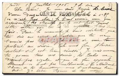Efekt bombardowania niemieckiego w Reims — 13 lipca 1916 — seria 323 — Rewers