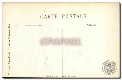 Béthény (Marne) — Café de l'Espérance saqueado e destruído pelos alemães — Foto Alary-Ruelle, Paris — Verso