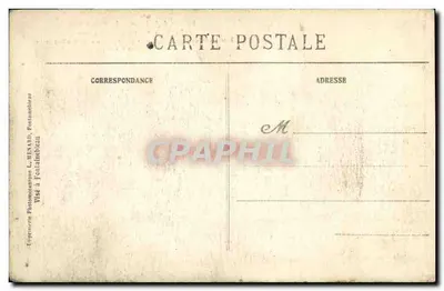 Jocches - Interior de uma fazenda incendiada pelos Alemães - Batalha da Marne, setembro de 1914 — Verso