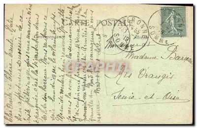 लेस्बॉफ (सॉम) — ला फर्म चोक, गांव के एकमात्र घर जो अभी भी खड़ा है — जी. लेलॉंग, 21 रू सेंट-मार्टिन, अमियन्स — पीछे