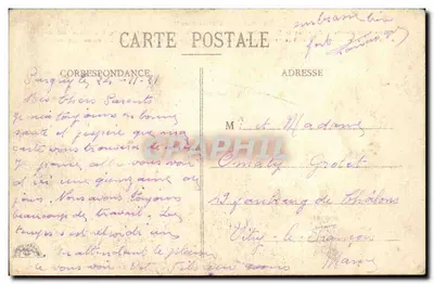 Verdun - Het Fort van Souville — gebombardeerd en aangevallen in 1916 — uitgever niet zichtbaar — Achterkant
