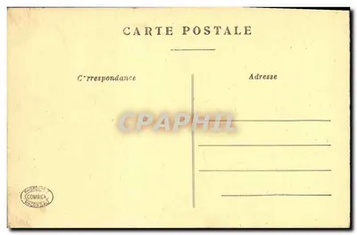 Châlons-sur-Marne — Rue Garinet após bombardeio — Visé Lyon 1509 — Verso
