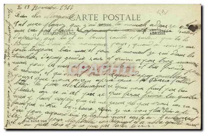Reims nos anos de bombardeios 1914-1917 — A Catedral incendiada pelos Alemães, em 19 de Setembro de 1914 (lado norte) — Coleção G. Dubeis, Reims — Verso