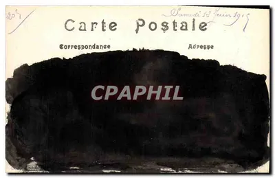 Neuve-Chapelle (P.-de-C.) — Aspecto após a saída dos bárbaros — A. R. — Verso