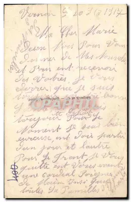 L'ESPRIT DE NOS POILUS — caricatura militar — E.M. 447 — Verso