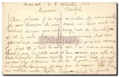 Mulher soldado — Se for preciso, os poilus irão lhe estender a mão! — Patriótico, n° 1135 — Verso