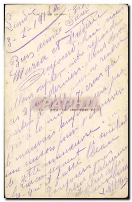Soldado francês em guerra — REX 590 — editor REX — Verso