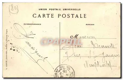 Amiens — Katedra — Sceny Ostatecznego Sądu — L.C. — n°176 — Rewers