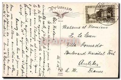 Paisagem de montanha — obra de Ulrich Bornemann — editor Primus, n° 3390 — Verso