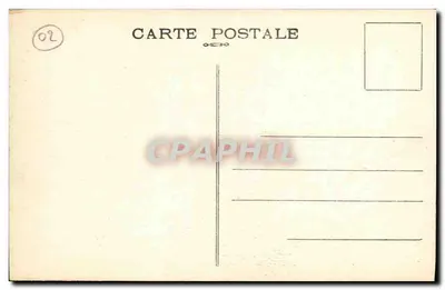 Plateau de Craonne — Um Abrigo Blindado — G. Grall e Lambert, edição Reims, n° 101 — Verso